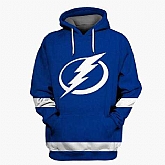 Lightning Blue All Stitched Hooded Sweatshirt